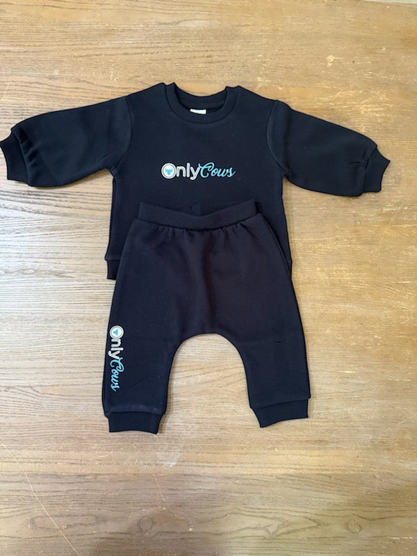 "Only Cows" Baby Track Pants & Jumper
