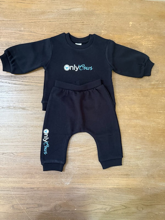 "Only Cows" Baby Track Pants & Jumper